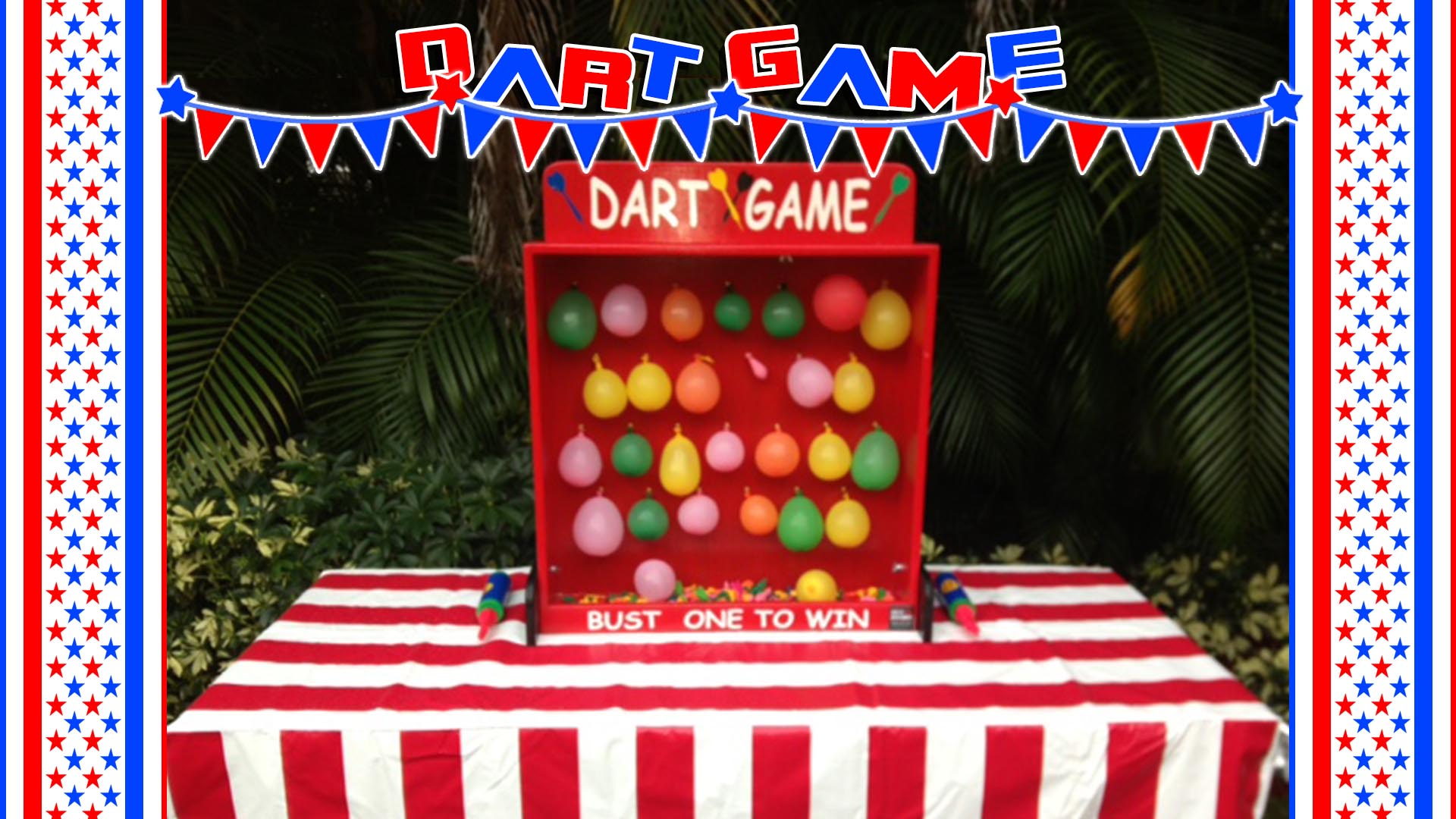 dart balloon pop carnival game